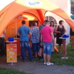 namiot stałociśnieniowy, namiot pneumatyczny, namiot reklamowy